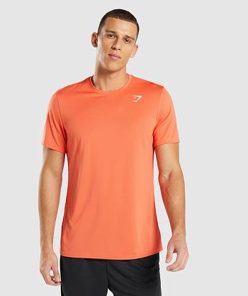 T Shirts Gymshark Arrival Hombre Naranjas | CO 3389VRW